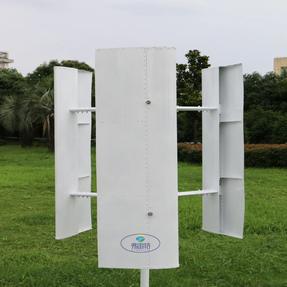 

500w vertical wind turbine generator Magnetic levitation 12v 24v 48v with wind solar hybrid charge controller