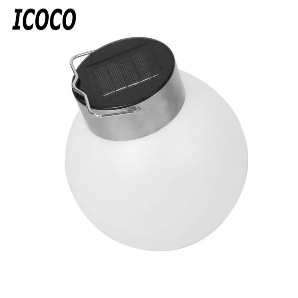 Stainless Steel LED Round Ball Solar Hanging Light ...