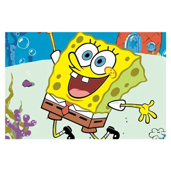 

SpongeBob Oil Painting Kits Coloring By Numbers module Picture pictures by hand Unique Gift Home Decor for children