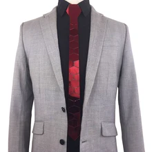 Красный Модный тонкий полосатый галстук-бабочка цвет красного вина зеркало Свадебная вечеринка галстук-бабочка из мягкого шелка чувствовать себя однотонный клетчатый Для мужчин галстуки Bling аксессуар