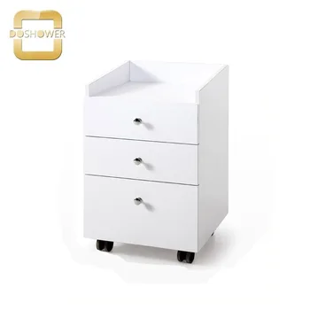 

Doshower DS-BT-7 platform trolley with stainless steel trolley of white salon trolley