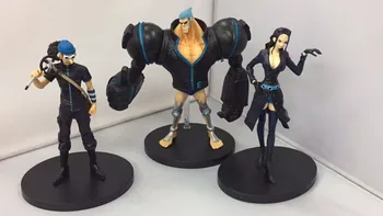 

18cm One piece 3pcs/set Nico Robin Usopp Frank Anime Action Figure PVC Collection toys