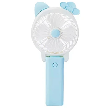 

Mini Cartoon Hand-Held Usb Electric Fan Foldable Student Fan Portable Field Activity Outing Cooling Mini Fan