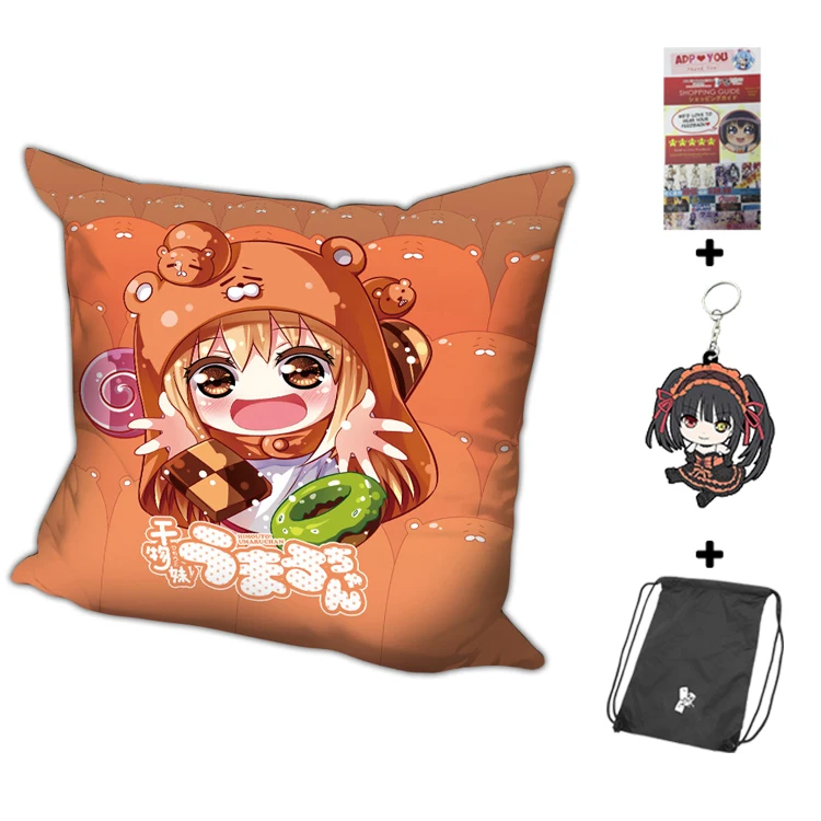 Наволочка для подушки из аниме дакимакура 40x40 см|square pillow cover|anime dakimakurapillow cover |