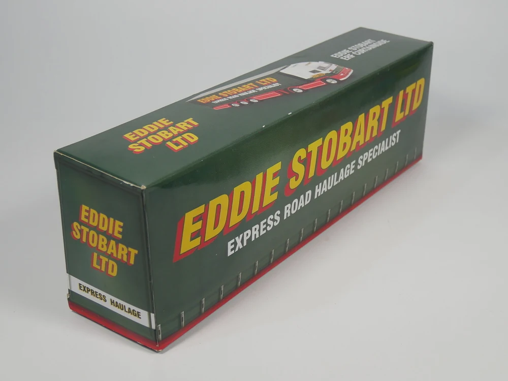 Атлас 1: 76 ERF CURTAINSIDE EDDIE STOBART литая модель