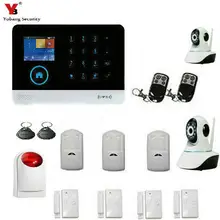 YobangSecurity 3G WCDMA/CDMA WIFI GPRS Home Intruder Security Alarm System with WIFI IP Camera Wireless Siren IOS Android APP