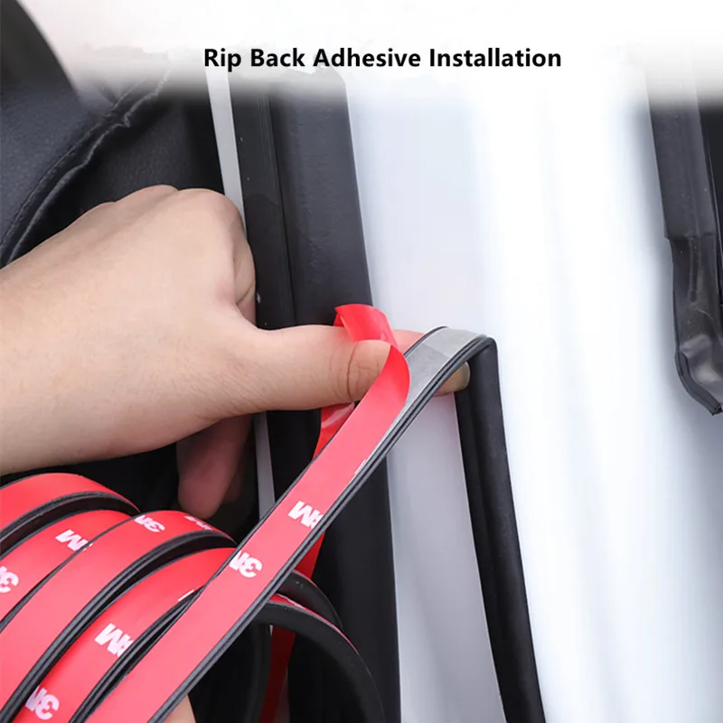 

Car Door Seal Strips Sticker B Shape Sound Insulation Sealing FOR SUZUKI vitara swift sx4 jimny grand vitara 2016 Accessories