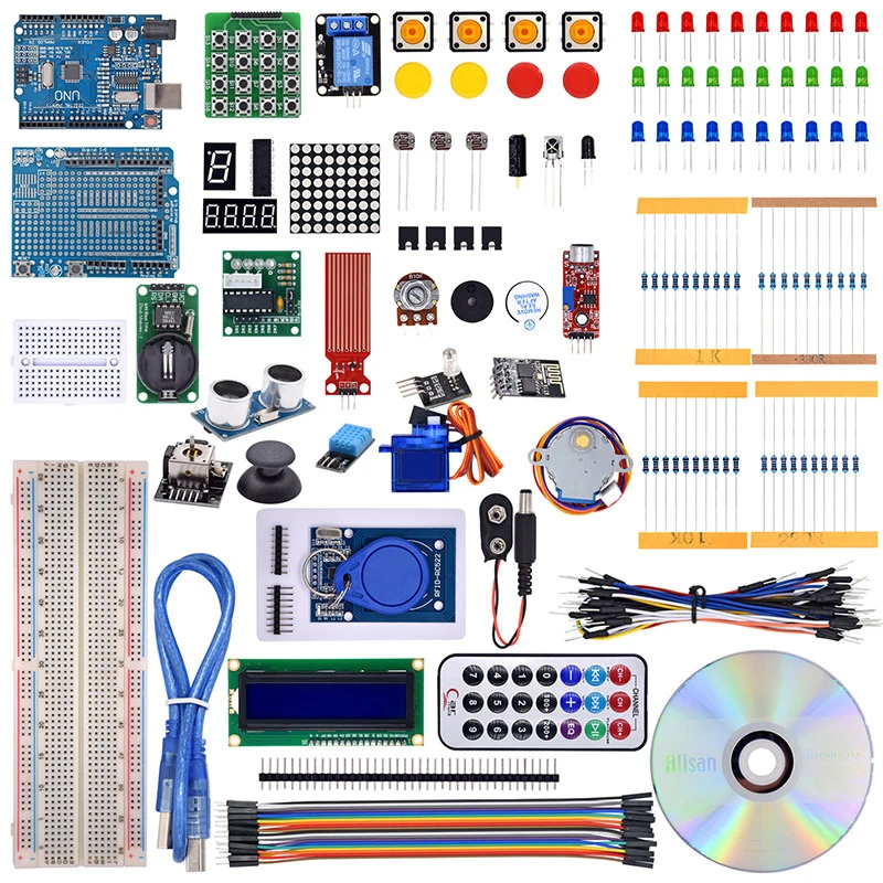 The Most Complete Rfid Starter Kit for Arduino UNO R3 Upgraded Version Learning Suite With Tutorial and Gift ESP8266 Wifi module The Most Complete Rfid Starter Kit for Arduino UNO R3 Upgraded Version Learning Suite With Tutorial and Gift ESP8266 Wifi module