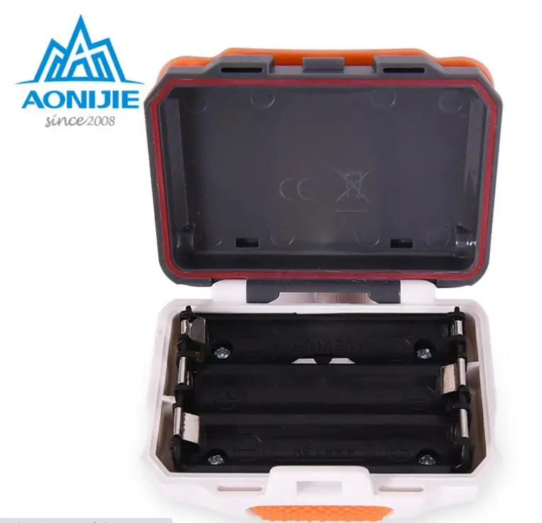 AONIJIE Outdoor Camping LED Headlight Waterproof Fishing Headlamp 4 Modes Flashing Mountaineering Night Running Cycling