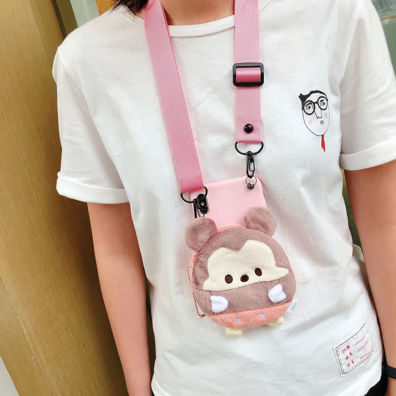 Чехол Sam S9 plus с мультяшным рисунком, розовая панталонница Totoro Lotso для samsung Galaxy S10 S8 Note8 note9 S7 edge+ ремешок - Цвет: as the picture