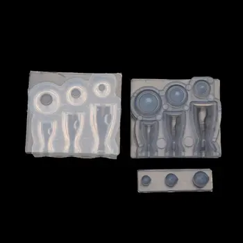 

DIY Mini Size Goblet Glass Cup Plate Bowl Resin Mold Candy Toy Art Craft Tools