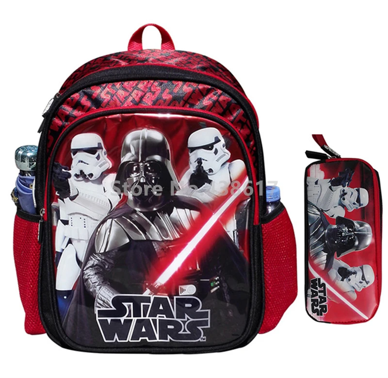 Cartoon Star Wars Backpack School Bags For Boys Grade 1 3 Primary