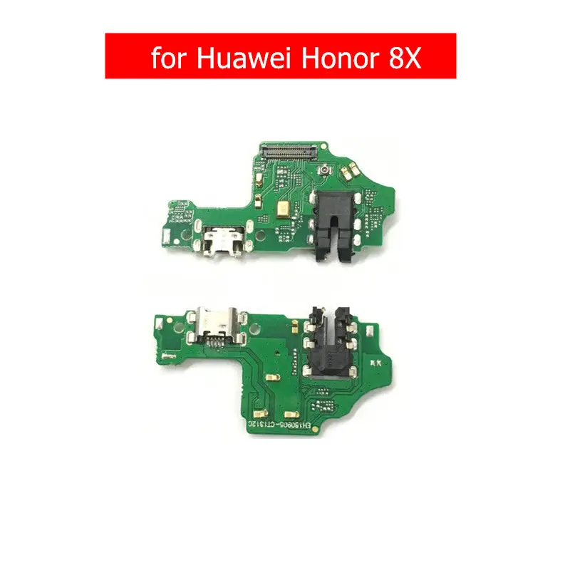 

for Huawei Honor 8X USB Charger Port Flex Cable Charging Dock Connector PCB Board Ribbon Flex + Headphone Jack Audio Repair Part