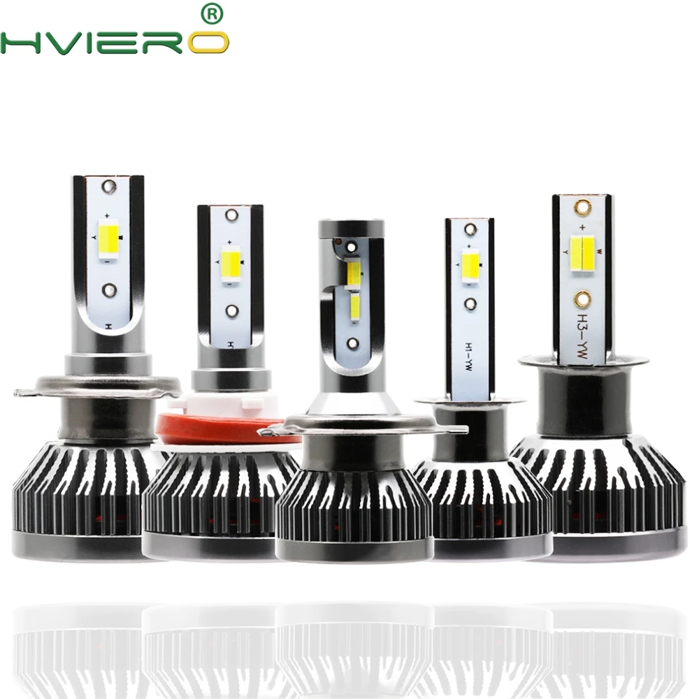 

2X K1 Led 9012 H16 H8 60W 7200Lm Auto Led Front Bulb Auto mobile Headlamp Fog Light 6000K Auto Lighting HID Light Blubs