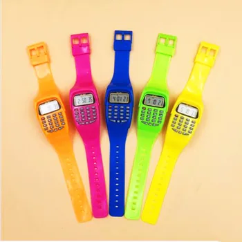 

1 Pc/Pack Portable Watch-Shaped Plastic 8-Digital Calculator for School Stationery & Office & Child