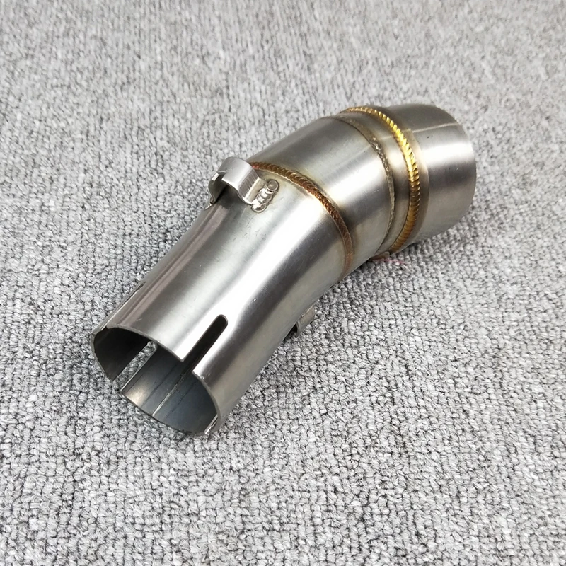 For Kawasaki ER-6N ER-6F ER6F ER6N Ninja 650R 2012 2013 2014 2015 Motorcycle Exhaust Muffler Middle Connect Pipe Stainless Steel (3)