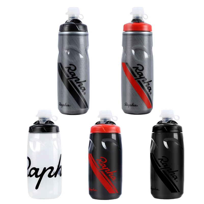 Rapha 620 мл портативная велосипедная бутылка для воды с замочком для спорта на открытом воздухе, велоспорта, бега, скалолазания, бутылка для воды MTB дорожный велосипед, бутылка для воды