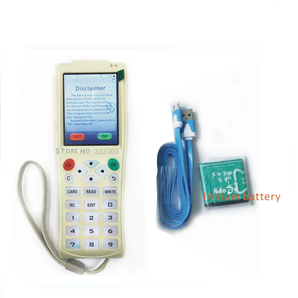 Оригинальный iCopy5 супер больше частоты RFID Копир Дубликатор IC/ID с USB кабелем