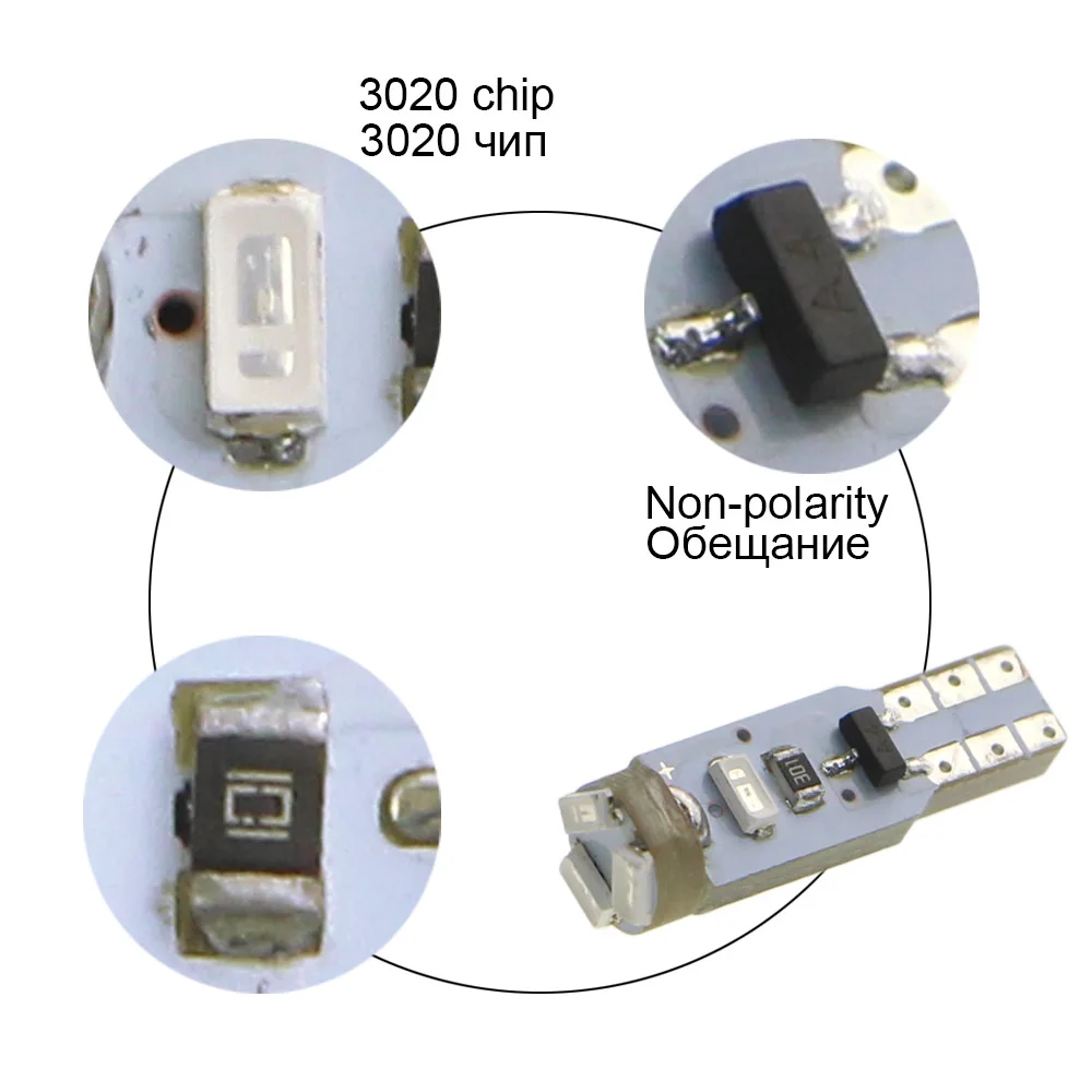 Светодиодная автомобильная лампа KEIN T5 w3w 10 шт. 5smd 3014 высокое качество панель t5