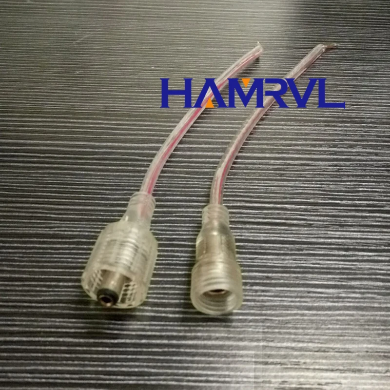 

2 pairs waterproof IP68 LED Connector DC 5.5 x 2.1mm Male Female jack adapter for Led Strip Power Adapter Plug Cord
