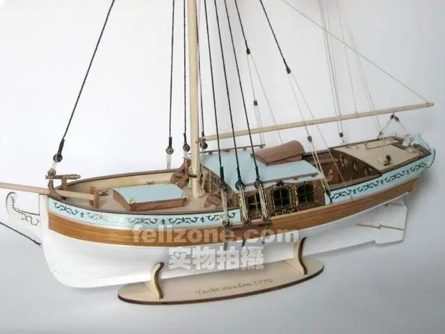 Модель NIDALE масштаб 1/24 роскошная яхта Швеция 1770 модельные наборы Парусников|sailboat
