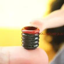 Миниатюрный Кукольный дом Siwan маленькие Мини-сцены мини черная скатерть стаканчик 2