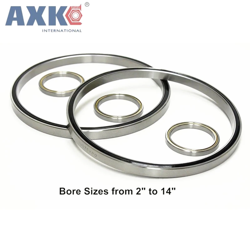 

KC070AR0/KC070CP0/KC070XP0 Reail-silm Thin-section bearings (7x7.75x0.375 in)(177.8x196.85x9.525 mm) High precision