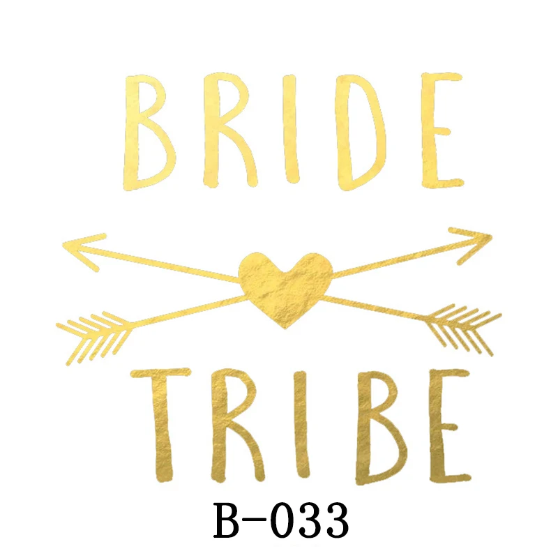 10pc Bridal Team Bridesmaid team temporary tattoo Bachelor Bride Party Sticker Decoration Marriage Bridal To Be Party Supplies 