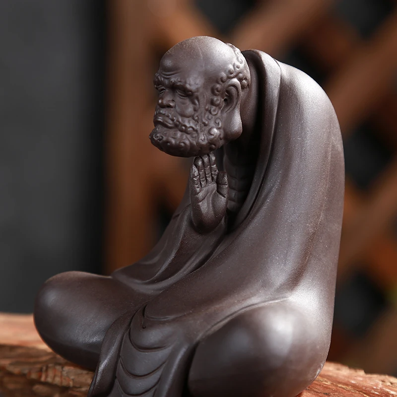 Zen Boutique Фиолетовый Глиняный чай на удачу для пожилых людей аксессуары исинского