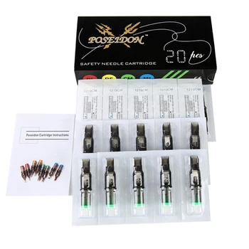 

20pcs Cartridge Tattoo Needles Makeup Machine Accessories Eyebrow Needle Tattoo 5RM/7RM/9RM/11RM/13RM/15RM/17RM/21RM/23RM