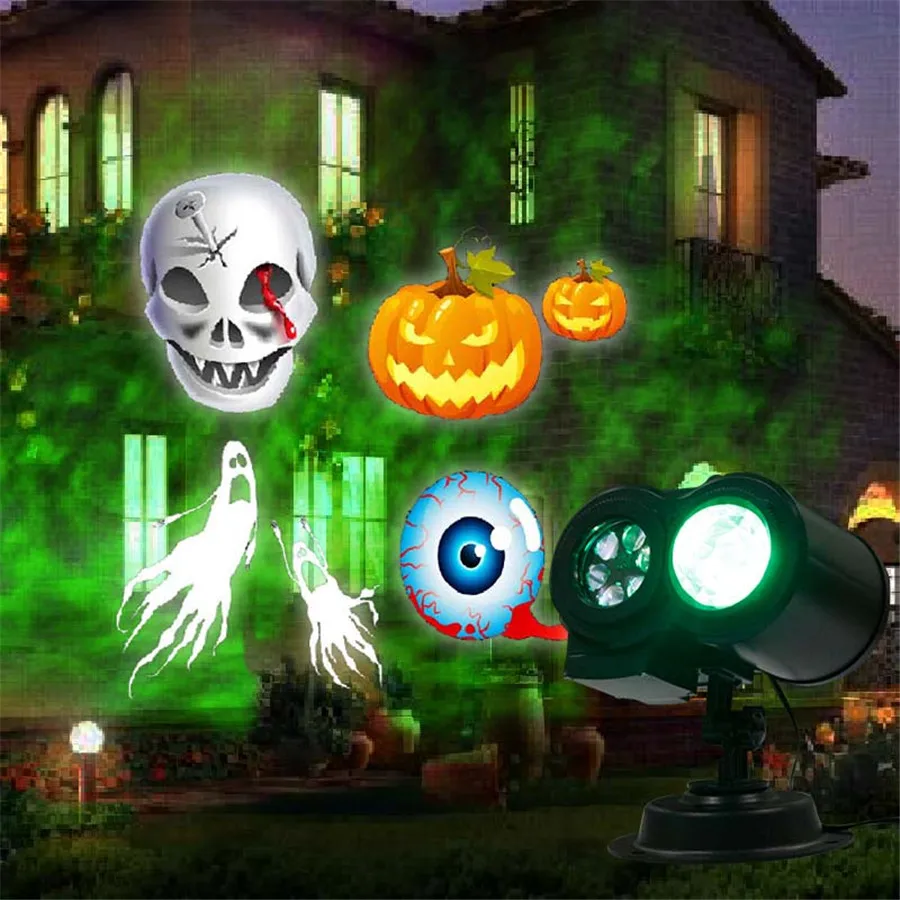 

BEIAIDI 2 in 1 Outdoor Water Wave Ripple Stage Light and 12 Patterns Christmas Projector Waterproof Halloween Party Decor Lamp