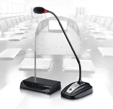 Pro MS-208W Conference & Speech Desk Gooseneck Meeting Mic Wireless Microphone System oxlasers high quality 2 4g usb wireless dynamic microphone for conference teacher and speech mic free shipping
