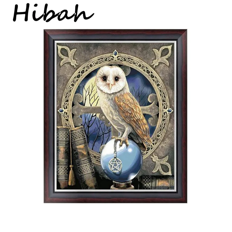 

5D diy Diamond Painting Cartoon Animal Owl Round Diamond Cross Diamond Embroidery Animal Home Decoration Gift
