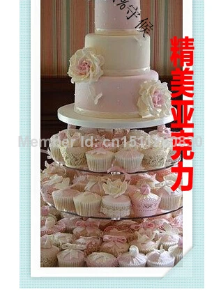 Round bag mail specials custom 5 tier Acrylic wedding cake Champagne wine  show acrylic cupcake stand wedding decoration|Party DIY Decorations| -  AliExpress