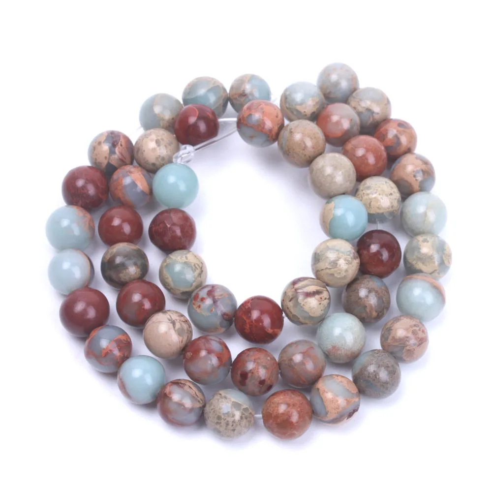 

Round Shoushan Stone Beads natural Stone DIY Loose Bead For Jewelry Making Strand 15" necklace bracelet material