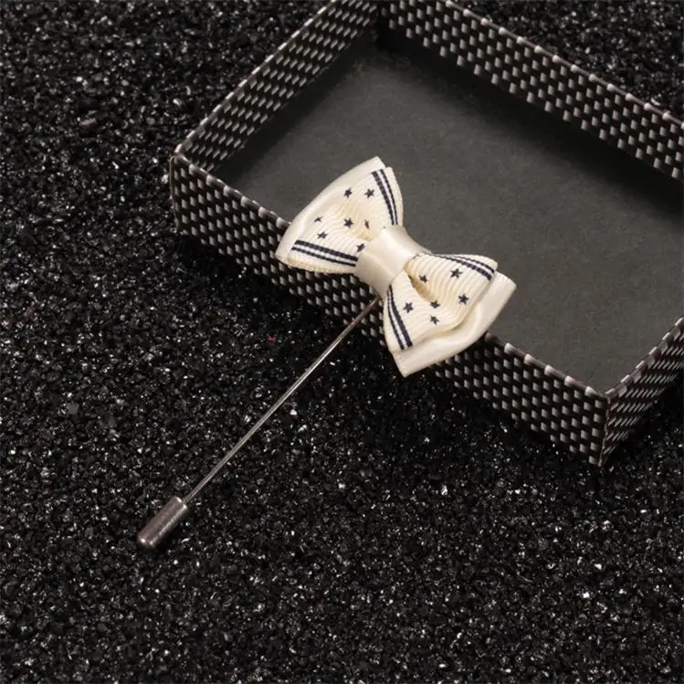 Модная дизайнерская тканевая брошь в форме галстука-бабочки, бутоньерка для костюма, броши в виде бабочки, мужские аксессуары ручной работы - Окраска металла: Q3