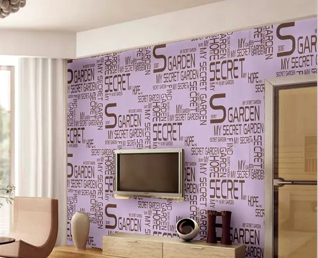 Fashion Style 4d English Letters Wallpaper S Wallpapers Vintage Fashion Style 4d English Letters Wallpaper S Wallpapers Vintage For Living Room Flower
