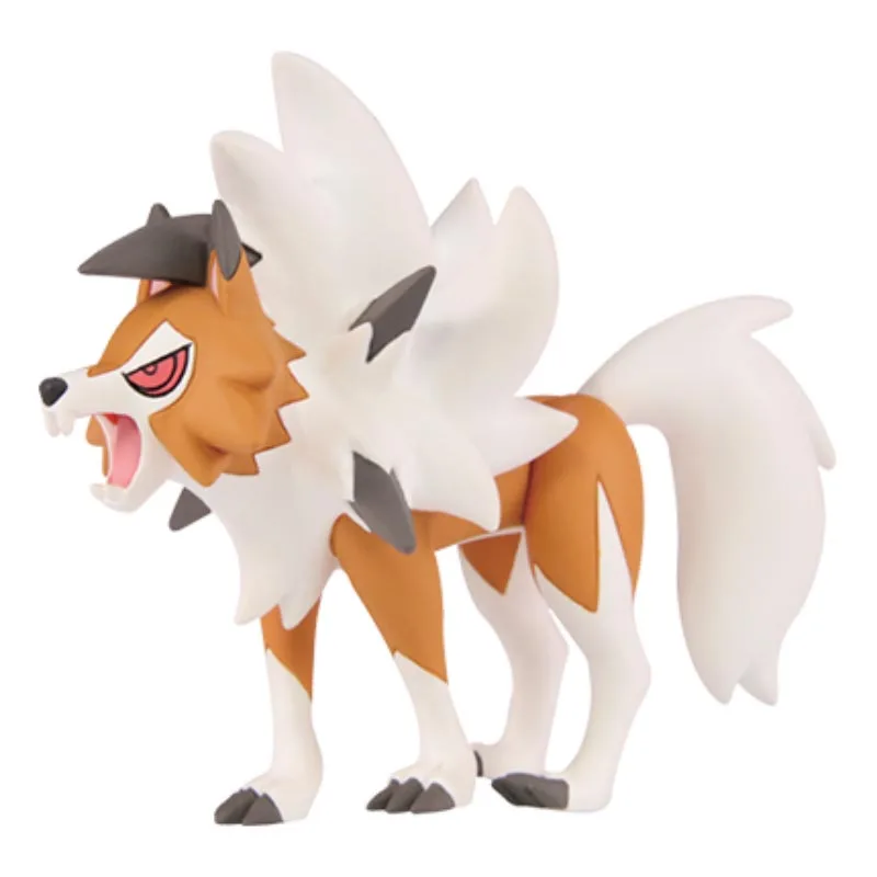 TAKARA TOMY POKEMON 3 вида стилей дневной/Ночной Lycanroc фигурка модель игрушки модель украшение комнаты