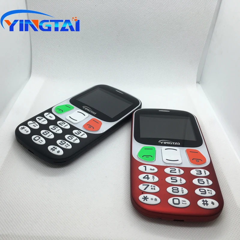 Сотовый телефон YINGTAI T47 новая модель 2G GSM мощный фонарь для пожилых людей большая