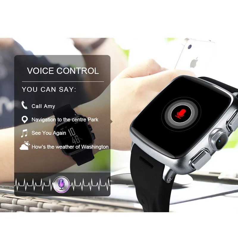 WQ Z01 Smart Watch GPS 512 RAM 4G ROM Android Watch 3G Smartwatch With Wifi Camera Music Play Heart Rate Reloj inteligente