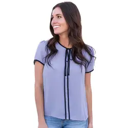 Женская летняя блузка рубашка новая мода blusas сексуальные шифоновые рубашки Горячие Топы с коротким рукавом повседневные топы для женская