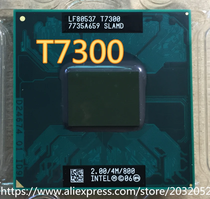 Процессор lntel Core Duo T7300 4 м/2 0 ГГц/800 м FSB Scoket 478 двухъядерный процессор для ноутбука