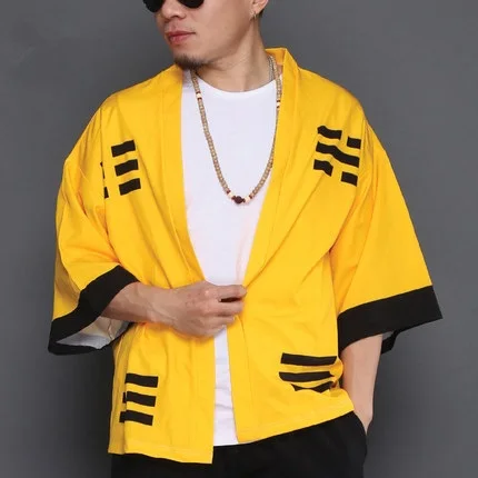 Summer mens kimono Chinese style Taoist Japanese robe streetwear jackets Casual harajuku cardigan outwear Hanfu Tangzhuang Summer mens kimono Chinese style Taoist Japanese robe streetwear jackets Casual harajuku cardigan outwear Hanfu Tangzhuang
