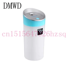DMWD New Silent Mini USB Ultrasonic Humidifier For Car Home Office LED Light Electric Aroma Diffuser Moisturizing Mist Maker