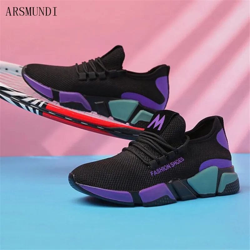 

ARSMUNDI Women Shoes Light Women Sneakers Air Mesh Tenis Feminino Women Casual Shoes Vulcanize Breathable Trainers M521