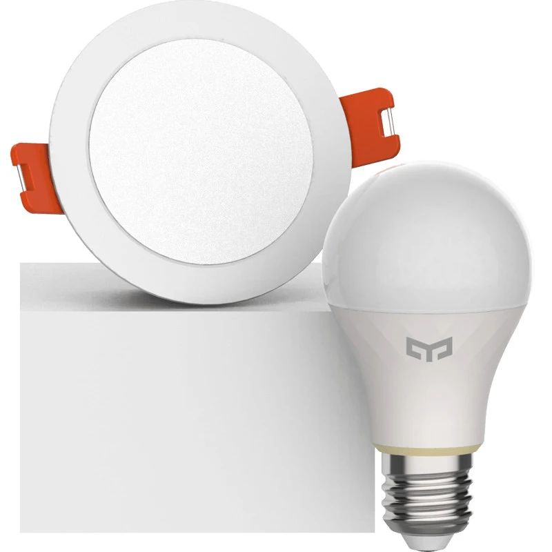 Xiaomi mijia yeelight bluetooth Mesh Version smart light bulb and downlight ,Spotlight work with yeelight gateway to mi home app