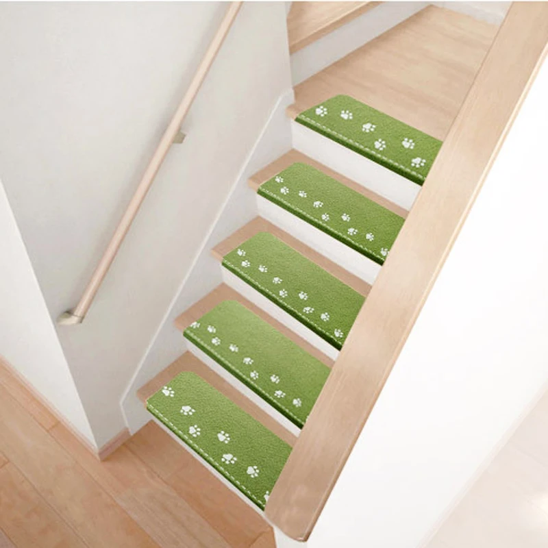 Luminous Step Stair Mat Carpet Non-Slip Staircase Pads Warm Floor Mats Rugs Stair Treads Protect Staircases From Scratched Wipe