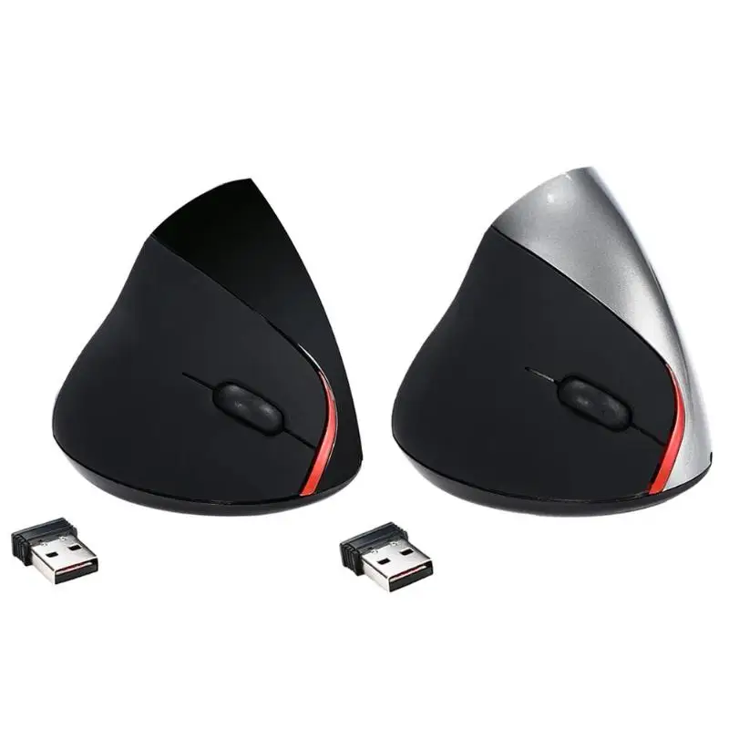 2400 DPI Plug & Play 5 Key Human Engineering 2.4G wireless mouse Ergonomic Vertical Mouse For PC Computer Laptop