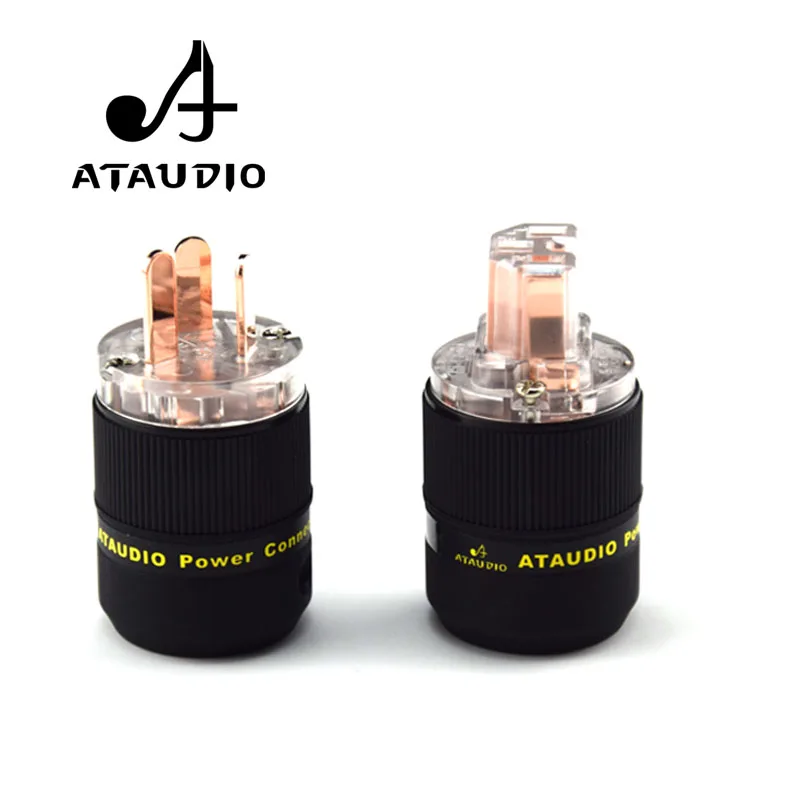 

ATAUDIO Hifi Power Plug One Pair GB Power Connector + IEC female connector