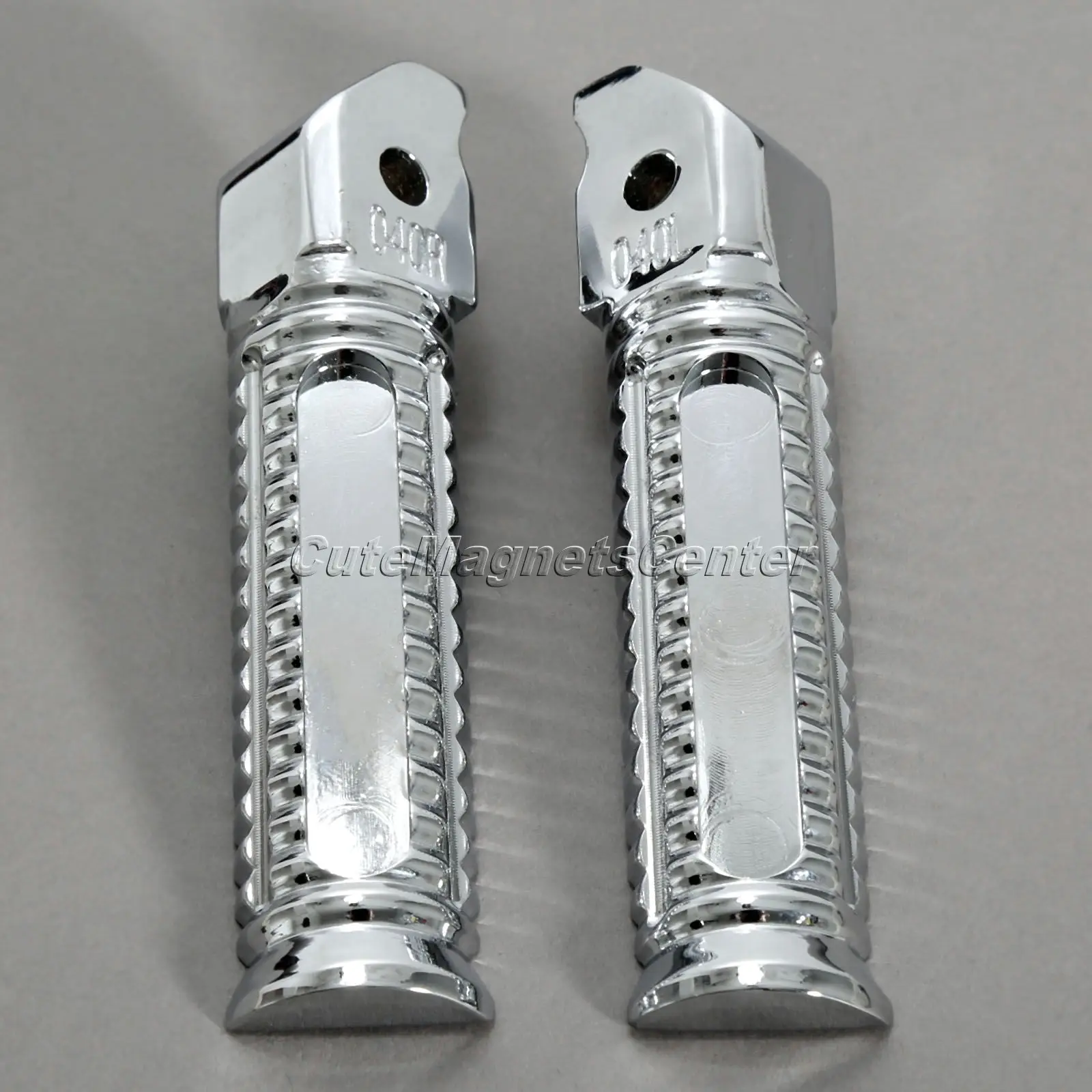 Buy Black Chrome Footpegs Foot Rest Aluminum Front